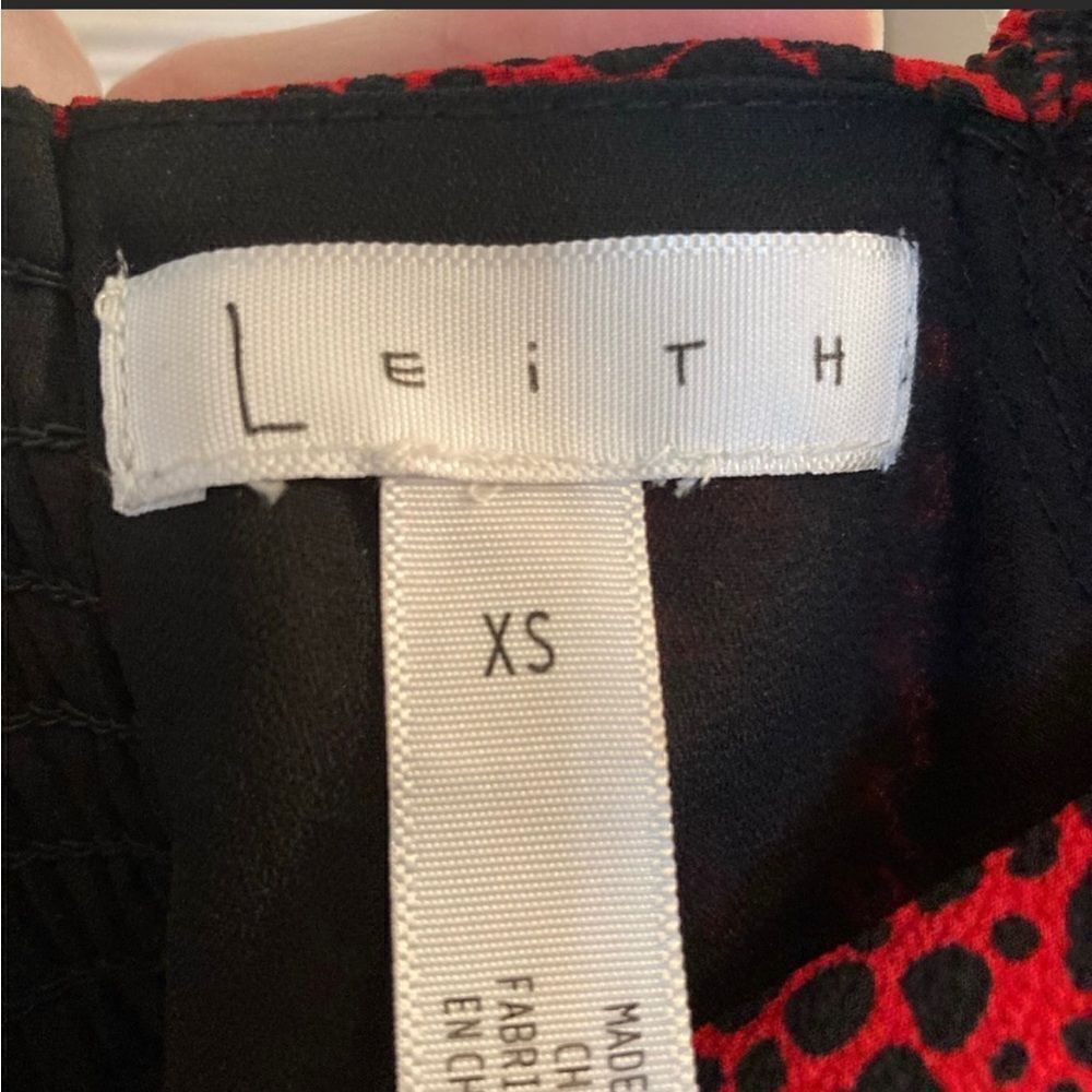 Leith red midi dress - Picture 8 of 9